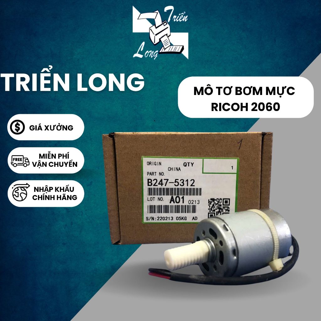 Mô tơ bơm mực RICOH 2060, 2075, 6500, 7500, 7000, 6001, 8000, 6002, 6502, 6503, 9002