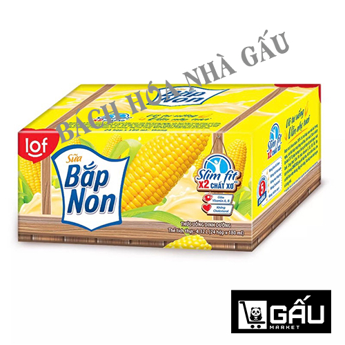 Sữa Bắp Non LiF KUN 180ml (Thùng 24 hộp)