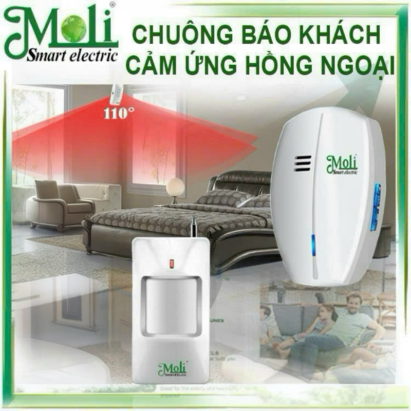 Chuông báo khách cảm ứng hồng ngoại
