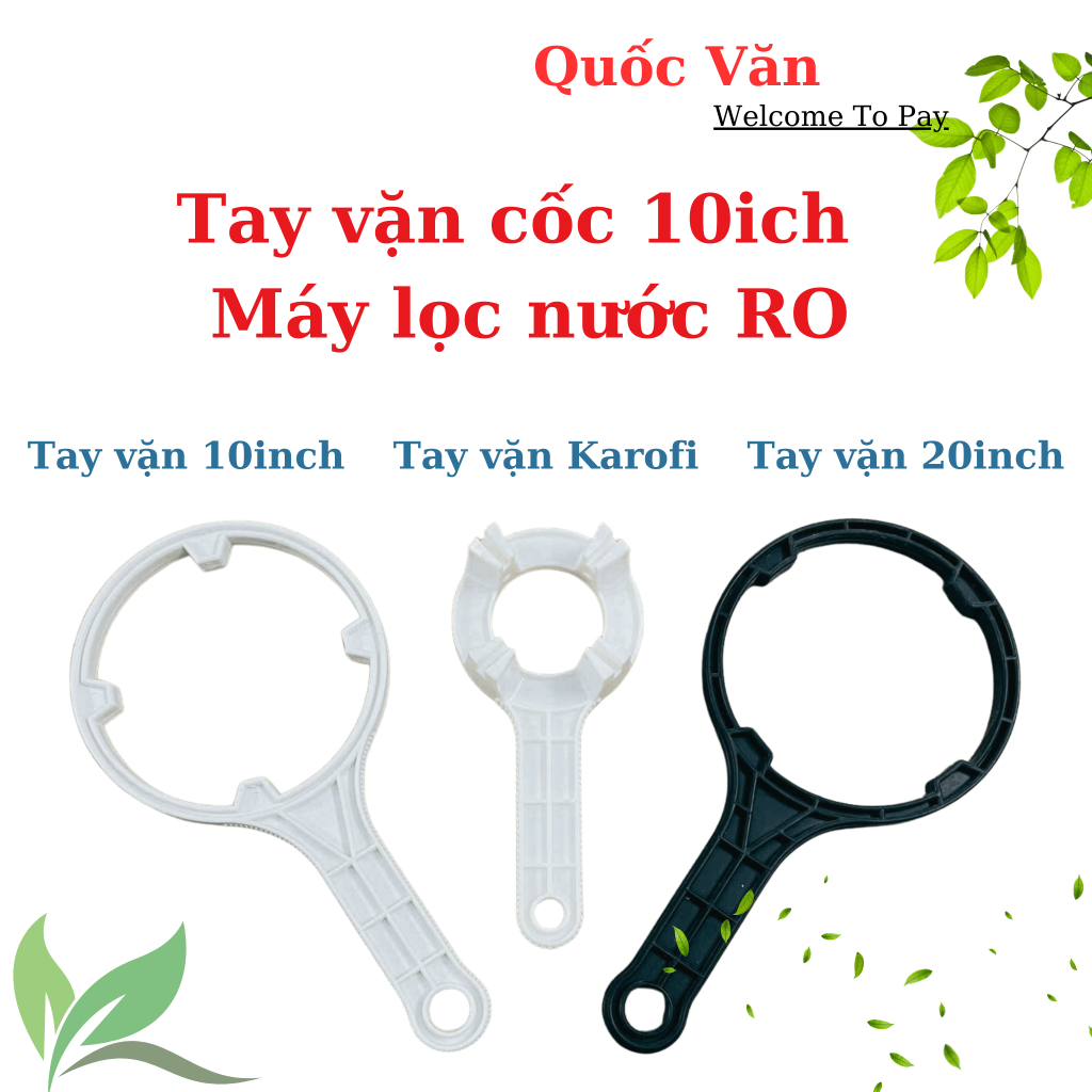 Tay vặn cốc Karofi Tay Vặn Cốc Lọc Nước - Tay Vặn Mở Cốc Lọc Thô Máy Lọc Nước RO
