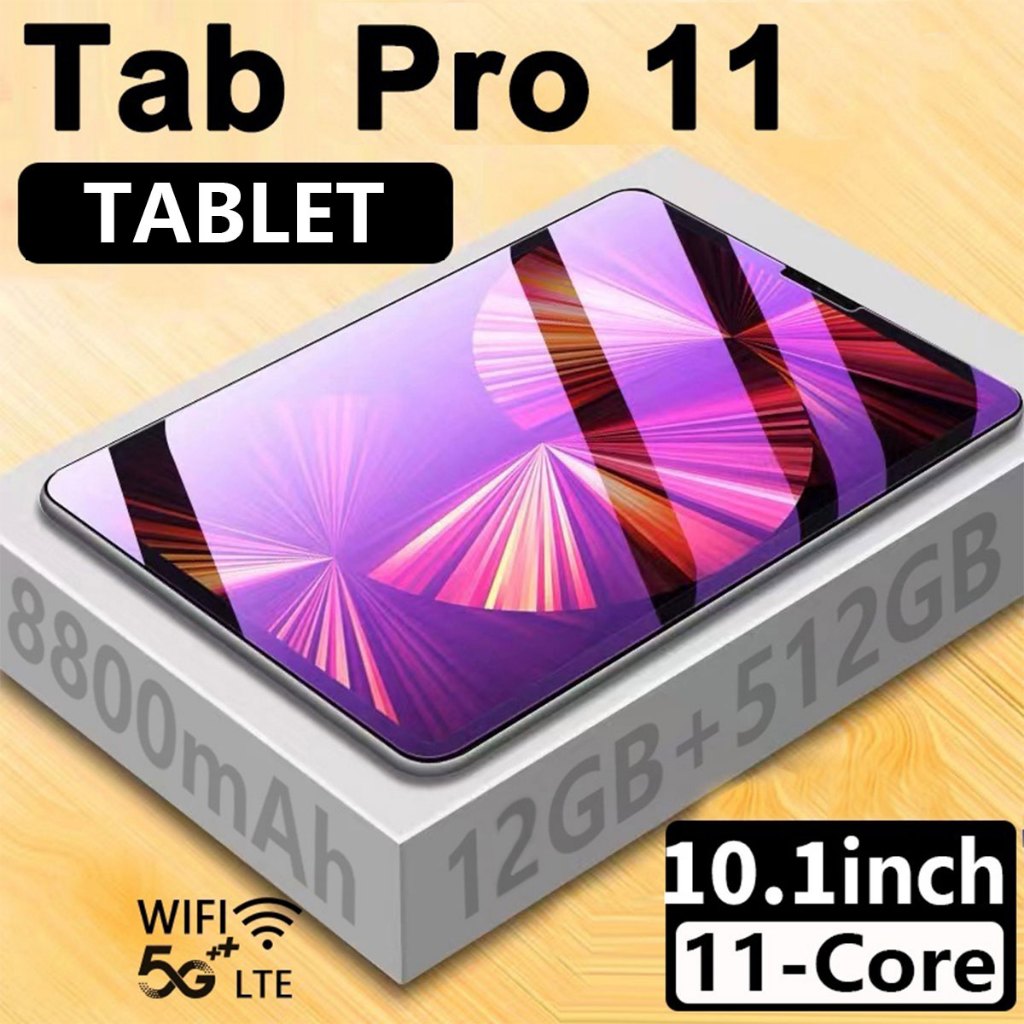 Máy tính bảng Galaxy Pro 11 hoàn toàn mới 10,8 inch RAM12 + ROM512G Máy tính bảng Android12.0 8800mAh miễn phí vận chuyể