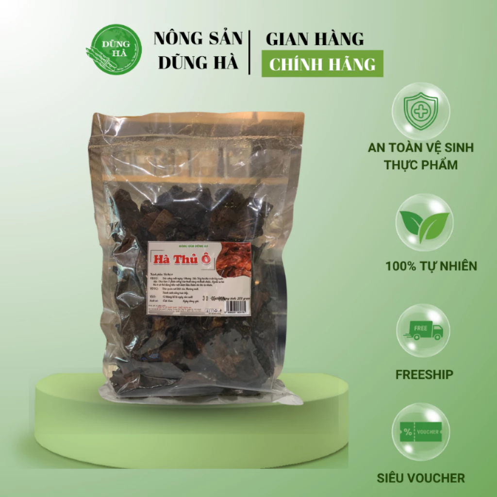 HÀ THỦ Ô ĐỎ [TẶNG TÁO ĐỎ] - Dùng ngâm rượu, ngâm th.uốc Đông Y cực chất lượng