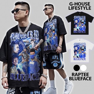 Áo Thun BLUEFACE Rapper Oversized Unisex Phong Cách Retro Hiphop Local brand G-House Lifestyle Raptee Nam Nữ Cotton 100%