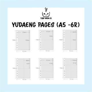 SHEET YUDAENG CHO BÌA A5 (6 CÒNG) - NHIỀU LOẠI