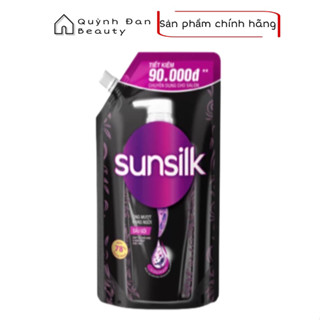 Dầu gội đầu Sunsilk dạng túi 1kg đen óng mượt rạng ngời