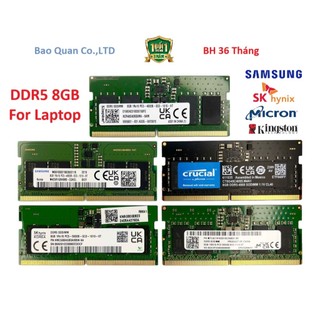  Ram laptop DDR5 Samsung - SK Hynix - Micron Crucial - Kingston 8GB Bus 4800   5600 - BH 3 năm - Hàng bóc máy chính hãng 