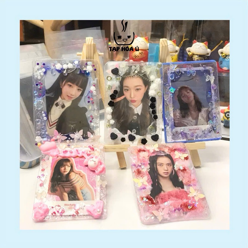 TOPLOADER DECOR KEM KEO, THẺ ĐỰNG CARD TRANG TRÍ KEM KEO DỄ THƯƠNG 06