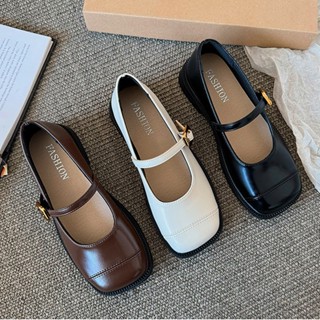 Giày Búp bê Mary Jane Mũi Vuông Lolita Đế Cao 3cm Siêu Êm. Dễ Phối Đồ MJ-26 TinTin