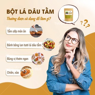 Bột lá dâu tằm khô 1kg (Dâu tằm kháng khuẩn, dưỡng da, thanh nhiệt, mát gan)