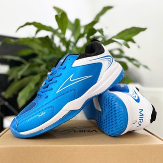 Giày cầu lông, bóng chuyền, bóng bàn pickleball, bóng rổ nam nữ Mira Matrix Màu xanh dương, hàng công ty chính hãng