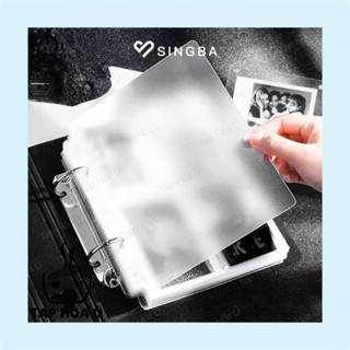 SINGBA SET 2 MIẾNG TAB BÌA CỨNG MATTE MỜ DÙNG ĐỂ PHÂN BÌA, NGĂN TRANG, PHÂN VÀ NGĂN CÁC SHEET CARD GIỮ FORM