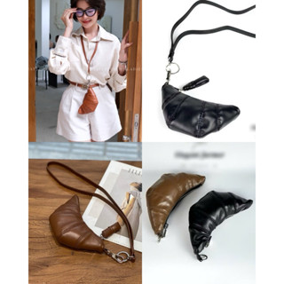 Túi sừng trâu mini [CHẤT XỊN-ẢNH THẬT 100%] ví sừng bò chất da mền phối day đeo cổ - Sẵn