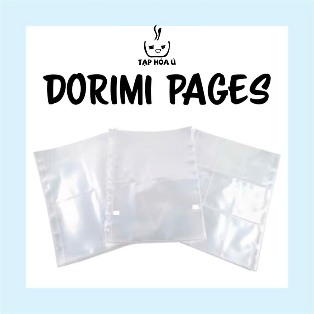 [SHIP TỪ 5 TỜ] SHEET DORIMI CHO BINDER BÌA A4