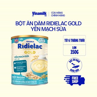 Bột Ăn Dặm Yến mạch sữa Ridielac Gold - Hộp thiếc 350g