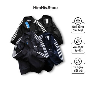 Áo khoác thể thao nam A.D.I.D.4.S xuất dư ba sọc chống nắng vải thun lạnh Poly dày dặn co giãn tốt chuẩn VNXK