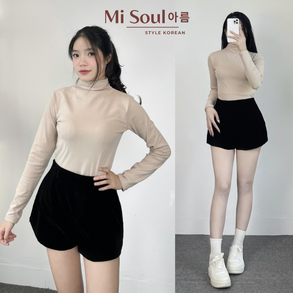 Áo Giữ Nhiệt Lót Nỉ Lông BigSize Trơn Cổ 3 Phân Dài Tay MiSoul , Áo Giữ Nhiệt Dài Tay MiSoul BigSize 237 | BigBuy360 - bigbuy360.vn