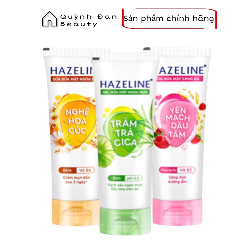 Sữa Rửa Mặt Hazeline 100gr
