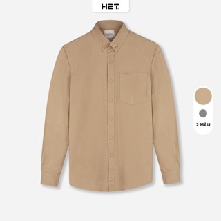 Áo sơ mi nam dài tay Kaki Simwood Denim H2T form slimfit, có cổ, năng động, dễ phối đồ  - 1577