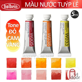 [ARTDOOR] Màu Nước Tuýp HOLBEIN hạng hoạ sĩ 5ml lẻ (số 005~051)