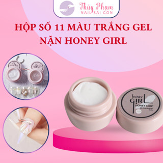 Lẻ hộp số 11 màu Trắng gel nặn Honey Girl không cần lưu huỳnh