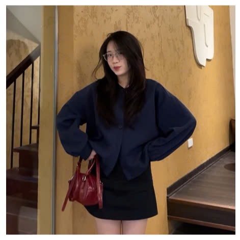 Áo khoác nữ áo nỉ croptop cúc cài bo viền nhiều màu siêu basic - Nashop172