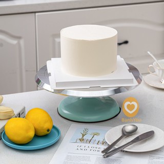 Bàn xoay trang trí bánh kem Inox Size 30cm - DC146