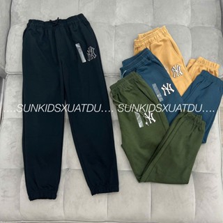 Quần Nỉ Nam Nữ Jogger Hình Thêu Nét