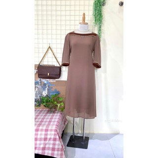 SALE BỎ MẪU - Đầm Trung Niên Bigsize Màu Sắc Trẻ Trung Tươi Sáng Họa Tiết Sang Trọng Đi Làm Đi Tiệc Cho Mẹ U50 tm782