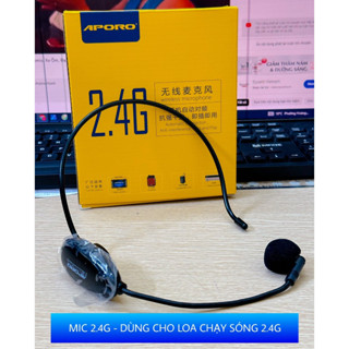 Micro Aporo 2.4G không dây dùng cho máy trợ giảng chạy sóng 2.4G , hàng zin theo máy.