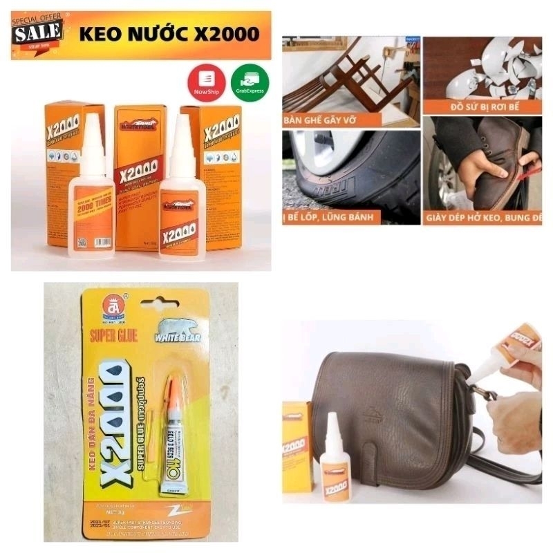 KEO DÁN SIÊU DÍNH X2000