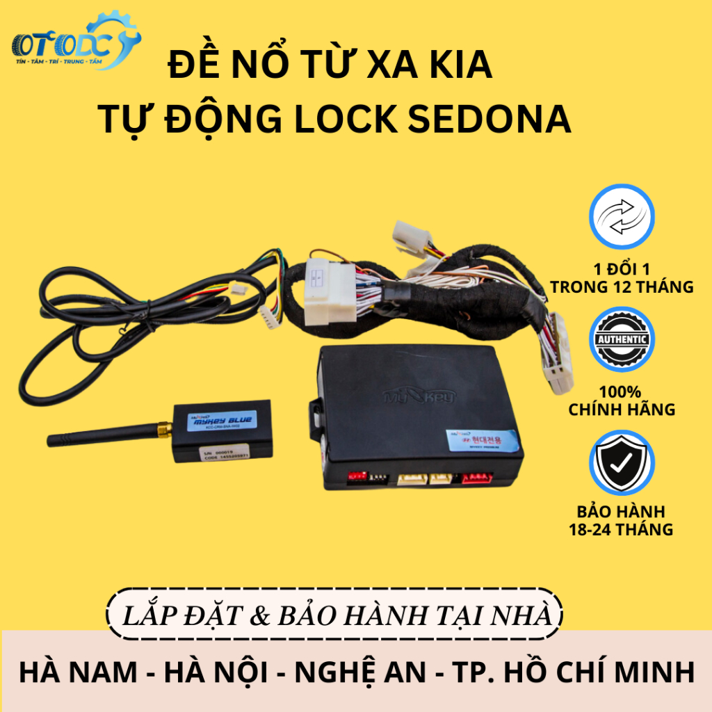 Đề Nổ Từ Xa KIA Tự Động Lock SEDONA | Auto Lock KIA SEDONA 2010-2020