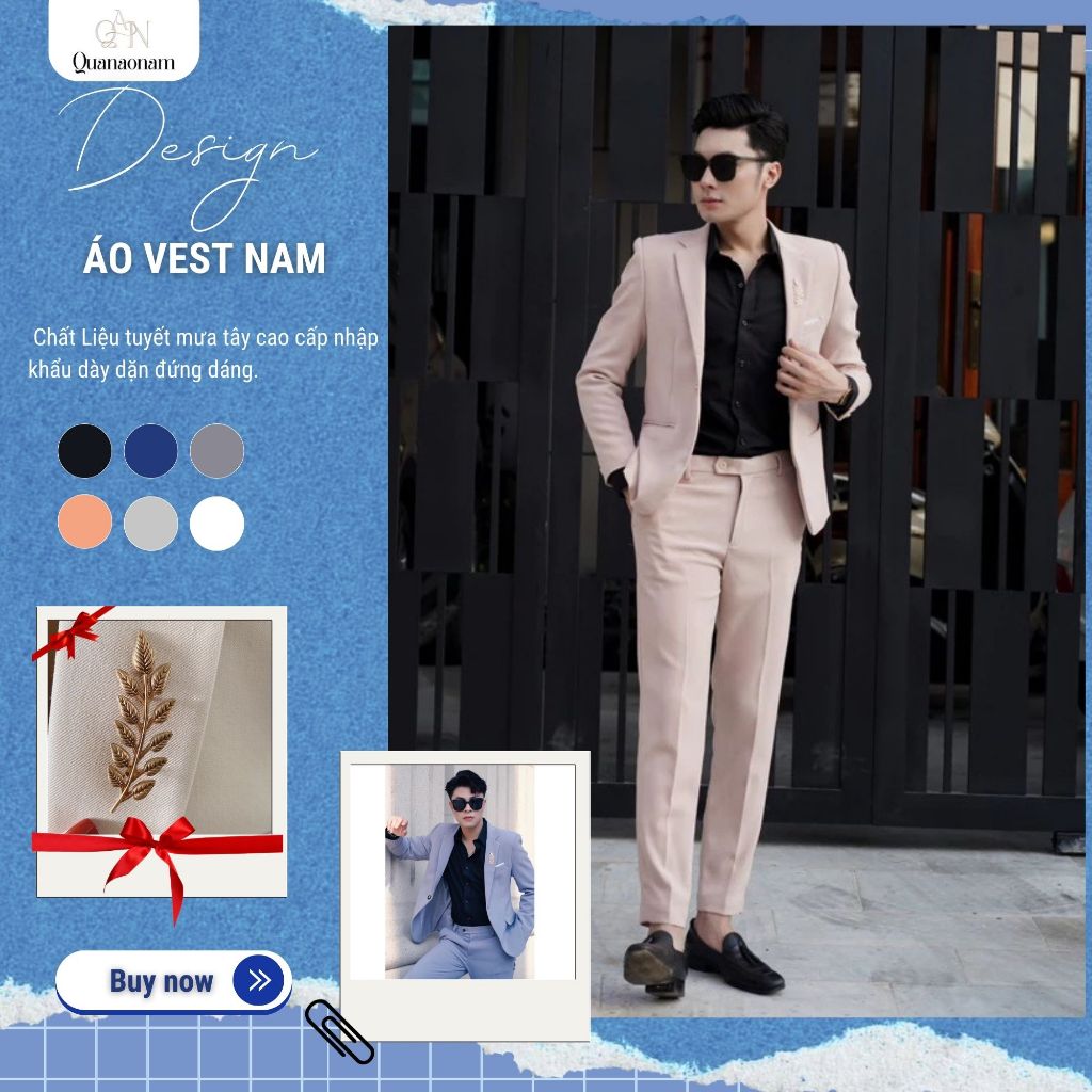 Xả kho áo vest nam giảm tới 70%. Á chú rể, vest công sở, vest nam hàn quốc, chất vải đẹp, k nhăn, k xù