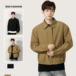 Áo khoác nam ROG cổ bẻ Daily Wear thu đông, chống tia UV 99% , trượt nước, form crop trẻ trung, năng động đơn giản