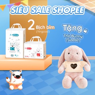 Bỉm Dán/ quần Yingcool size NB64/S60/M56/M50/L48/XL44/XXL42/XXXL40-(combo 2b tặng 1 thỏ bunny S60)
