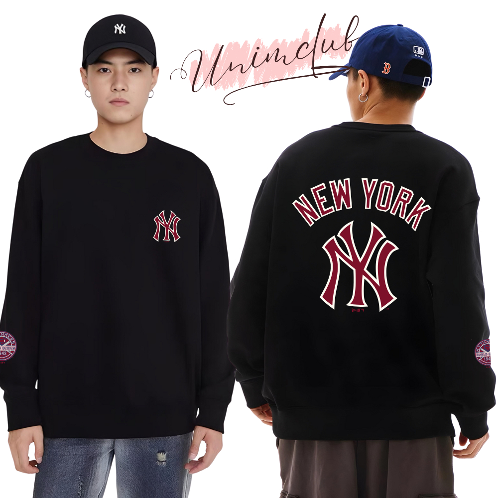 [HỎA TỐC 2H] Áo Sweater NY LA Unisex Nhiều Màu Nỉ Cao Cấp Form Rộng Nam Nữ Unim Store - SW06