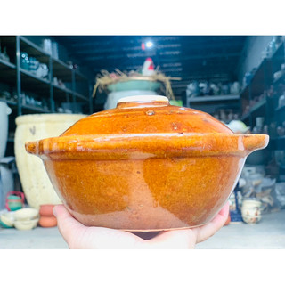 nồi đất size 17cm tráng men  ảnh thật 100%( giá 1 cái)
