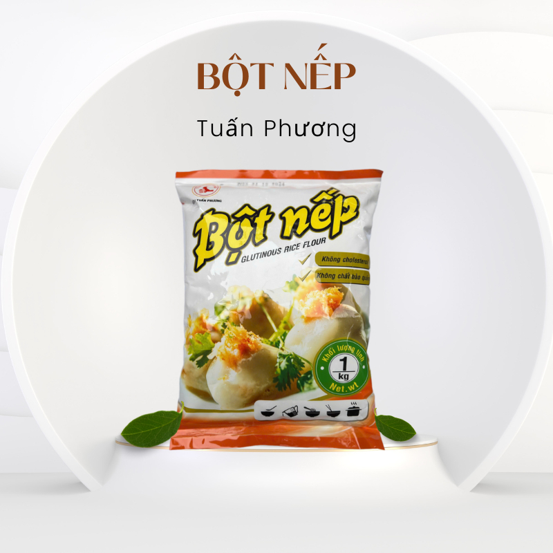 Bột Nếp Tuấn Phương Gói 400g, 1kg