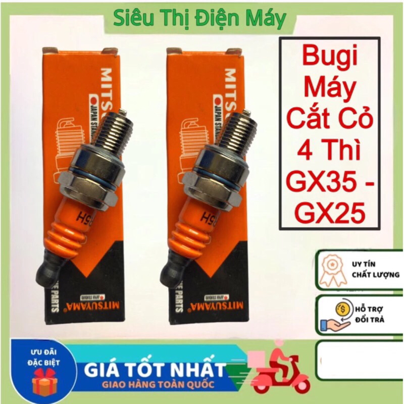 Bugi Máy Cắt Cỏ 4 Thì HONDA GX35 - GX25, UMK435, UMK425 [ Hàng Chính Hãng Mitsuyama ]