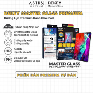 [Khung tự dán] Kính cường lực iPad AstroMazing độ cứng 9H dành cho Pro 11/13 Air 4/5/6 Gen 5/6/7/8/9