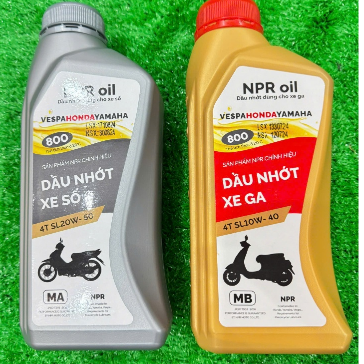 Dầu Nhớt NPR OIL Dùng Cho Xe Số - Xe Tay Ga Hàng Chất Lượng Cao Dành Cho Các Loại Xe