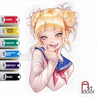 [ARTDOOR] Bút Marker HOLBEIN Maxon đầu brush mềm cây lẻ (full) - [xả kho]