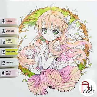 [ARTDOOR] Bút Marker HOLBEIN Maxon đầu brush mềm cây lẻ (full) - [xả kho]