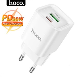 Củ sạc nhanh 20w Hoco dùng cho 14 13 12 11 ... Bộ sạc 147 pd20w 2 cổng type c và usb chắc chắn bên bỉ