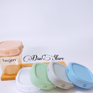 Nắp trữ sữa bình Hegen chính hãng. Nắp đậy bình hegen màu xanh hồng trắng xám chính hãng