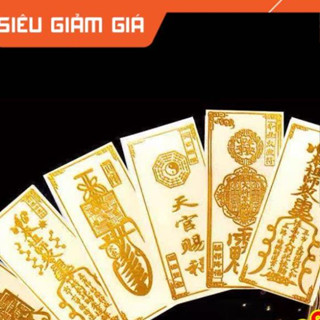 Miếng Dán Linh Phù - Tài Lộc, May Mắn, Phong Thuỷ (Dán Điện Thoại, Đồ Dùng ...)