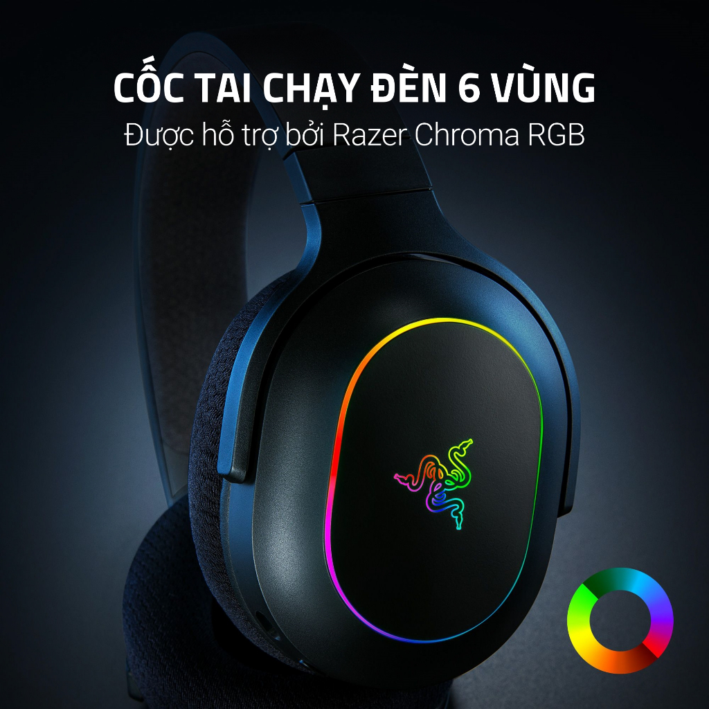 Tai Nghe Razer Barracuda X Chroma | SmartSwitch Dual Wireless | TriForce 40mm | Mic Tháo Rời | Led RGB | BigBuy360 - bigbuy360.vn