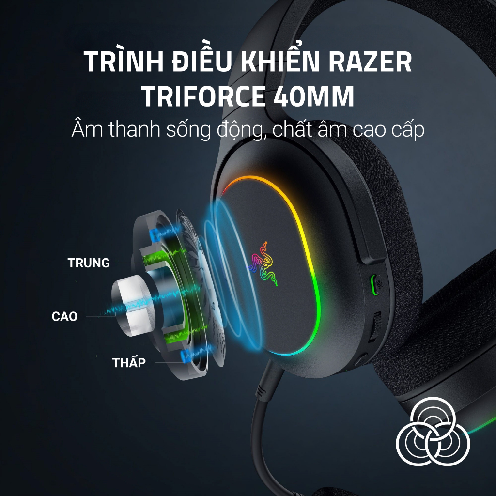 Tai Nghe Razer Barracuda X Chroma | SmartSwitch Dual Wireless | TriForce 40mm | Mic Tháo Rời | Led RGB | BigBuy360 - bigbuy360.vn