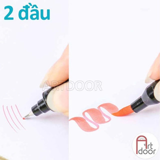 [ARTDOOR] Bút màu đầu cọ MARVY LePlume Brush (full) - [xả kho]