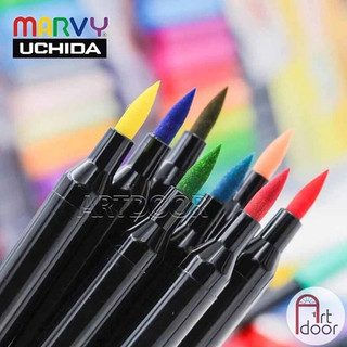 [ARTDOOR] Bút màu đầu cọ MARVY LePlume Brush (full) - [xả kho]