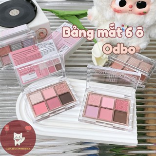 [ODBO] Bảng Mắt ODBO 6 Ô Nhũ Lì, Trong Suốt Signature Eyeshadow Palette (OD276) 4.8g
